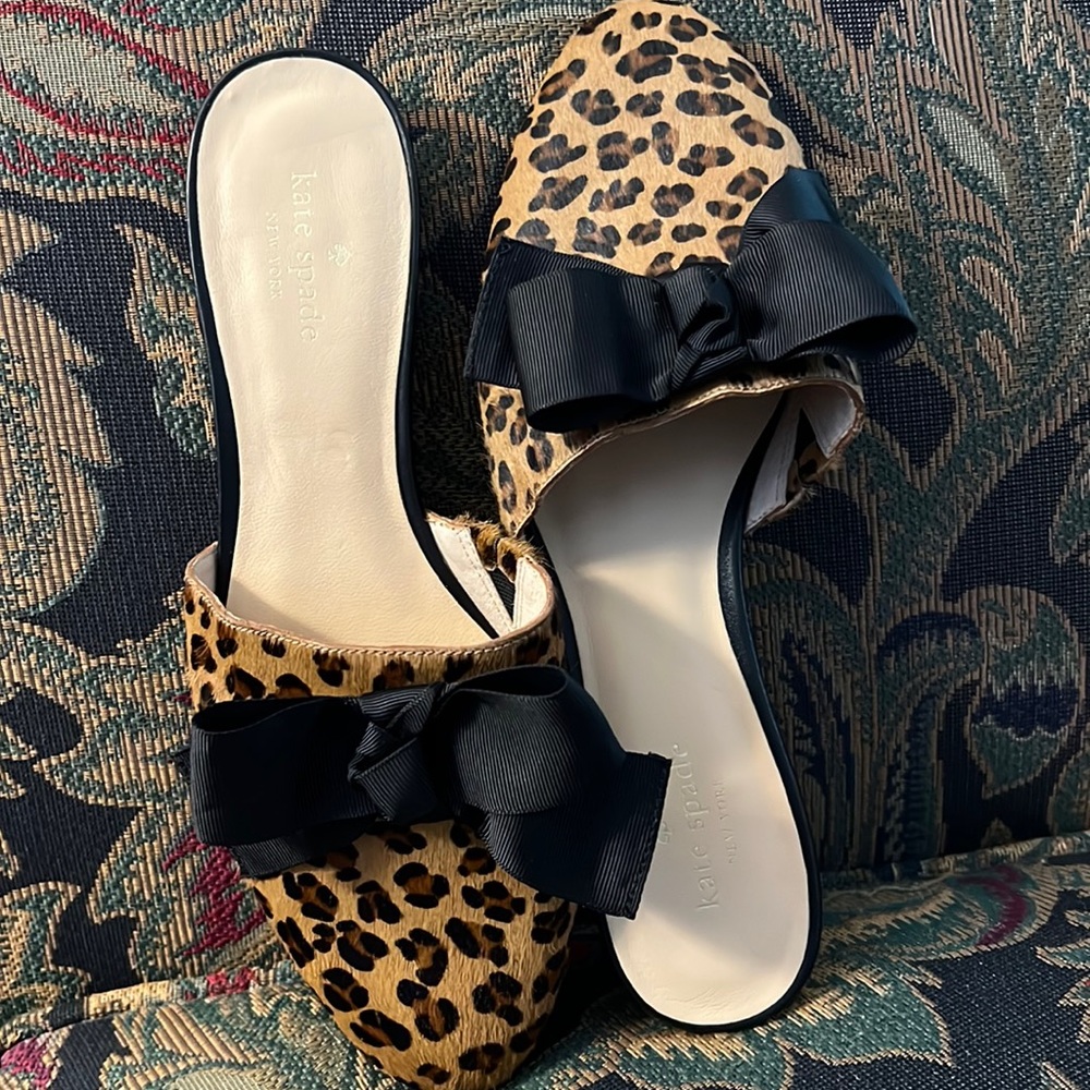 Kate Spade mules.